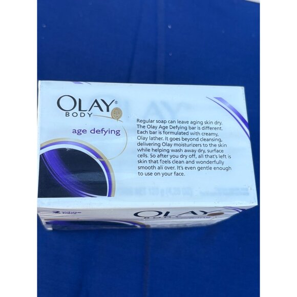 Lot of 4 Olay Body Age Defying Moisturizing Beauty Bar Soap 2 Pack New Old Stock - Picture 2 of 4